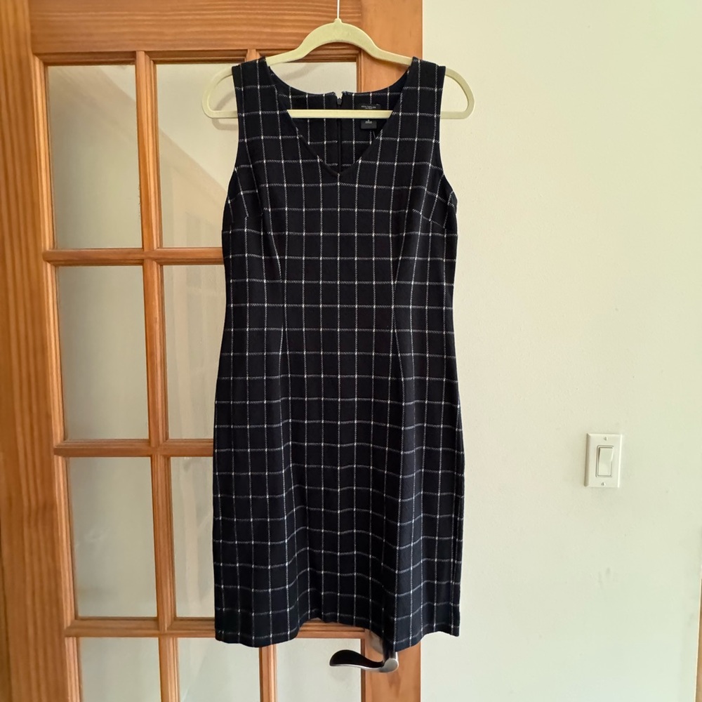 NWT Ann Taylor Factory Windowpane Sheath Dress